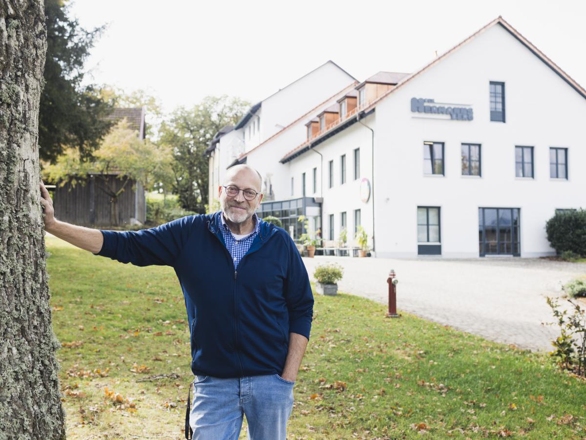 Bernhard Röhrl auf dem Hermannsberg