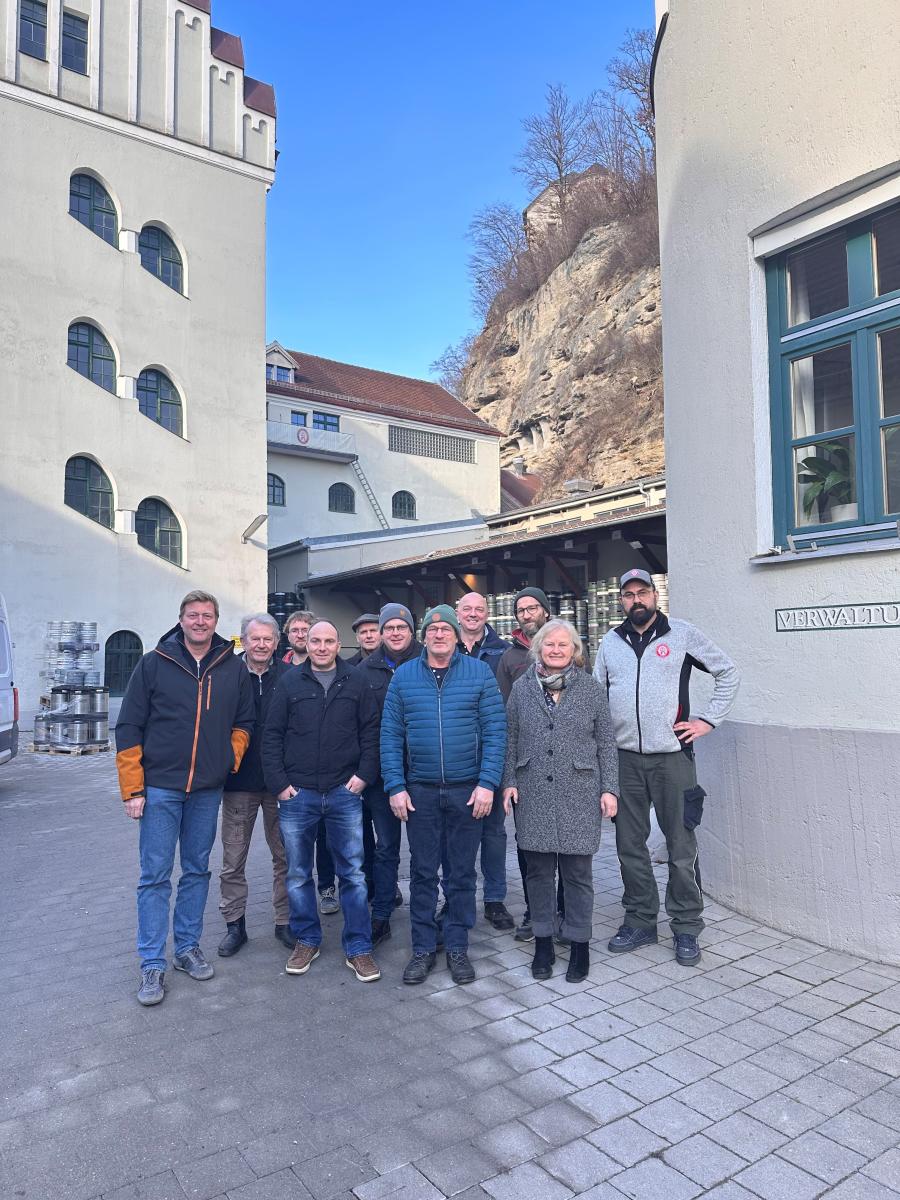 Regionale Wertschöpfung mit Vorbildcharakter: Die Teilnehmer der jüngsten Zusammenkunft der Bio-Lieferanten. Foto: Kathi Maier