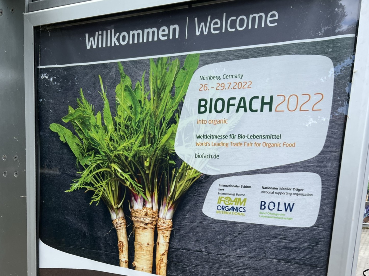 Eingangsschild BIOFACH