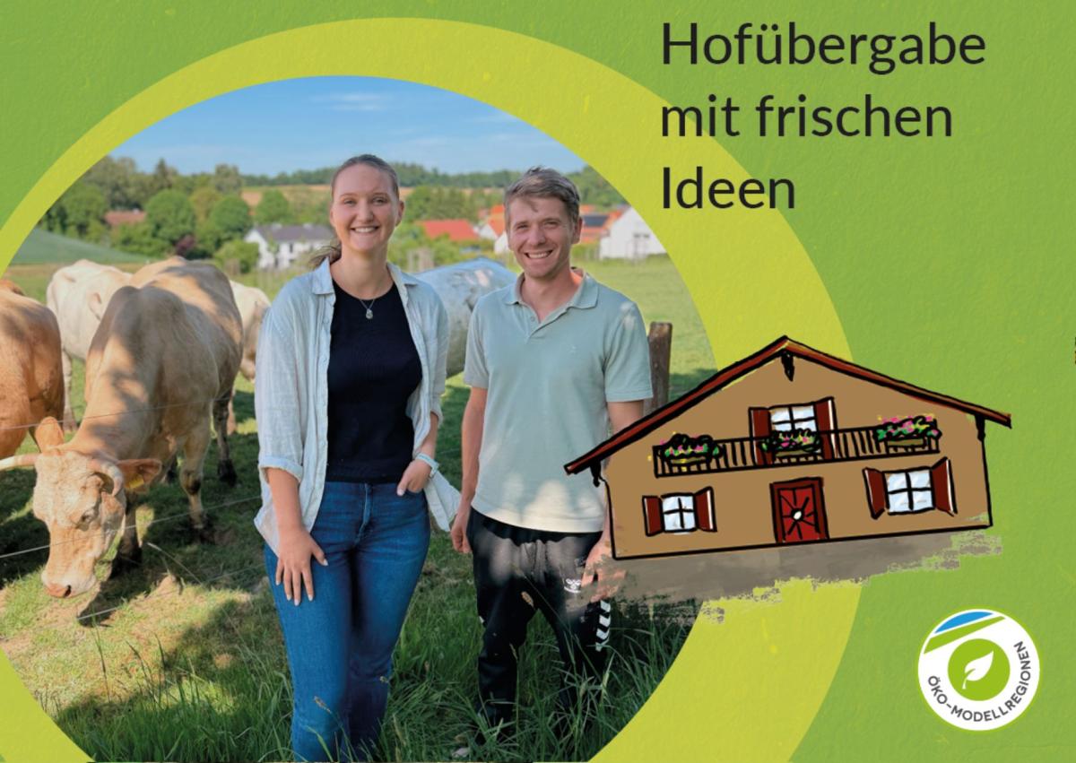 ÖMR-Managerin Rebecca mit Johann Kirchfeld vom Biohof Königsfeld