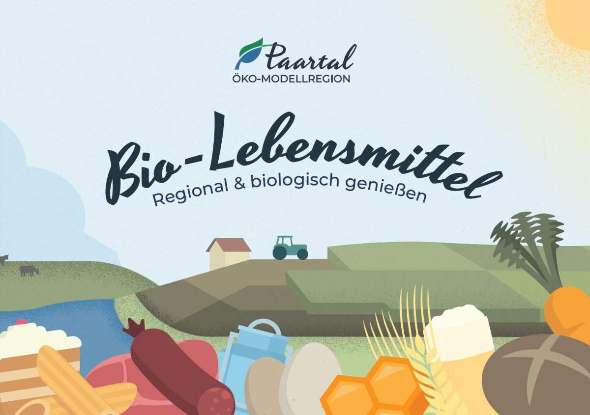 Das Deckblatt der Broschüre der bio-regionalen Angebote im Paartal