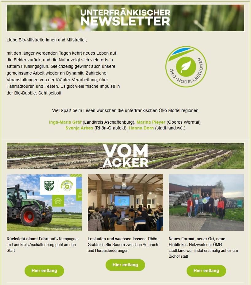 Unterfränkischer Newsletter