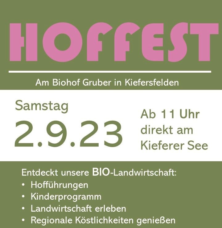 Plakat mit Text