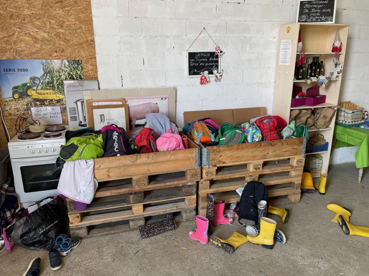 Garderobe für Kinderkleidung