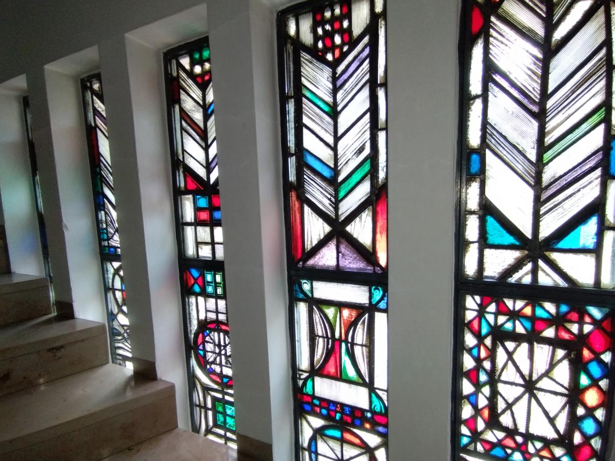 bunte Fensterscheiben