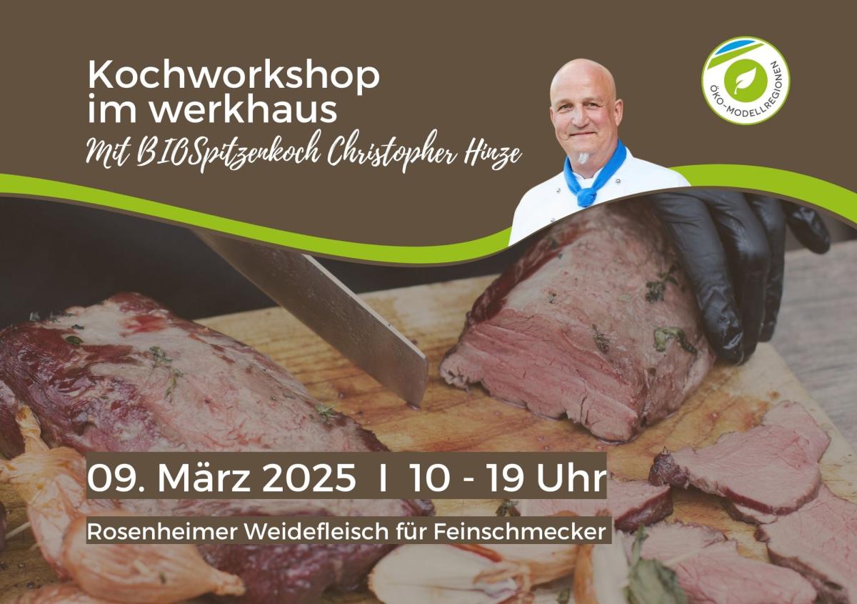 Flyer mit Text und Bild