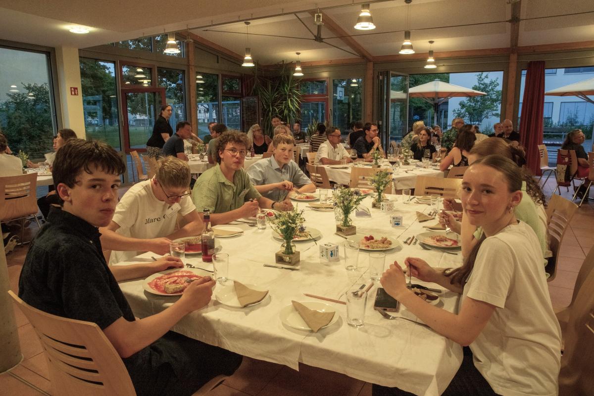 beim Essen