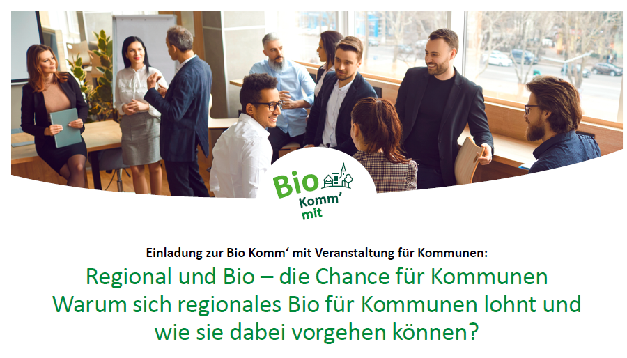 Einladung zur Bio-Komm-Mit-Veranstaltung in Ingolstadt