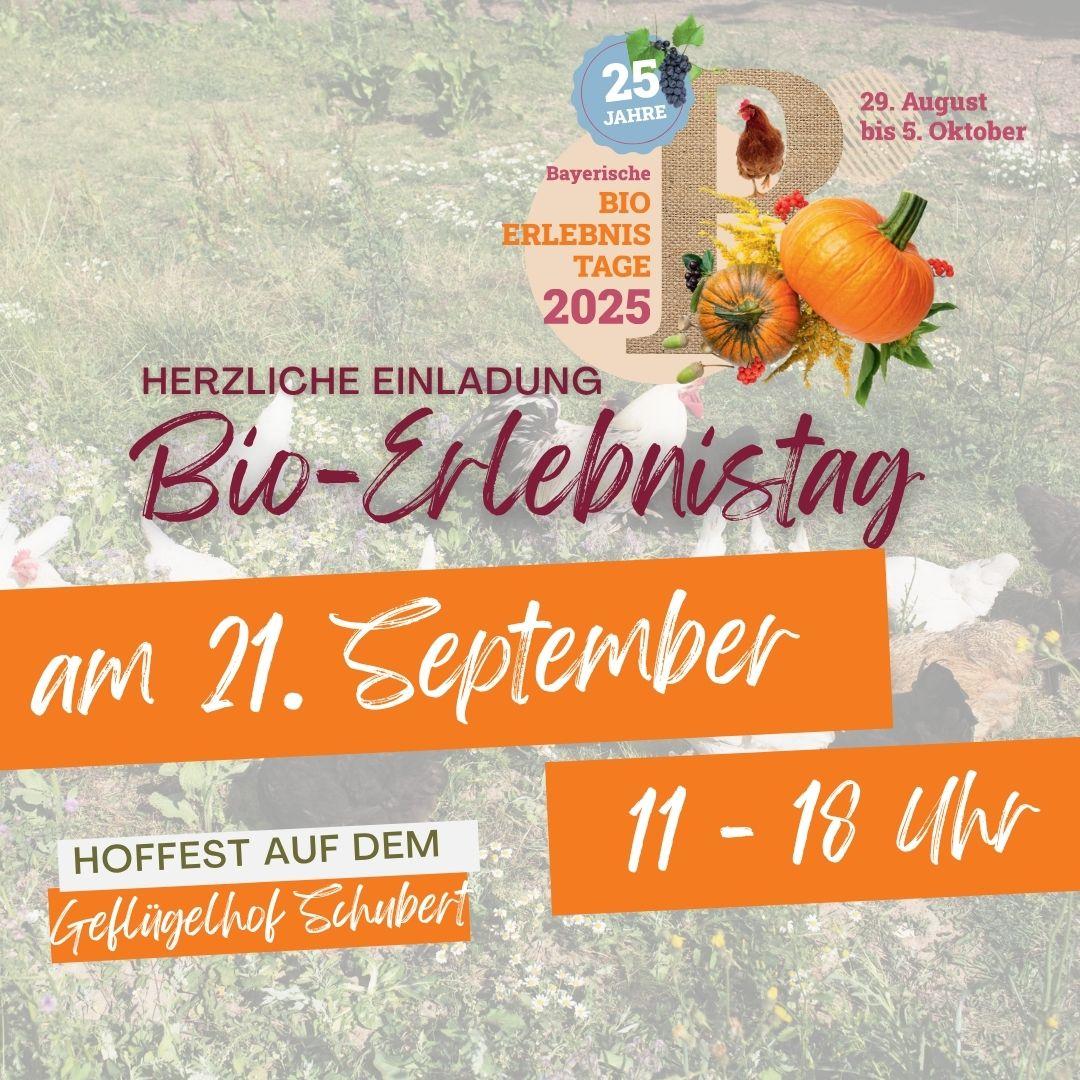 Bio-Erlebnistage 2025 - Fränkische Schweiz