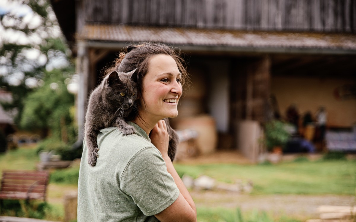 Anja Floßmann vom Bio-Erlebnisbauernhof Floßmannhof