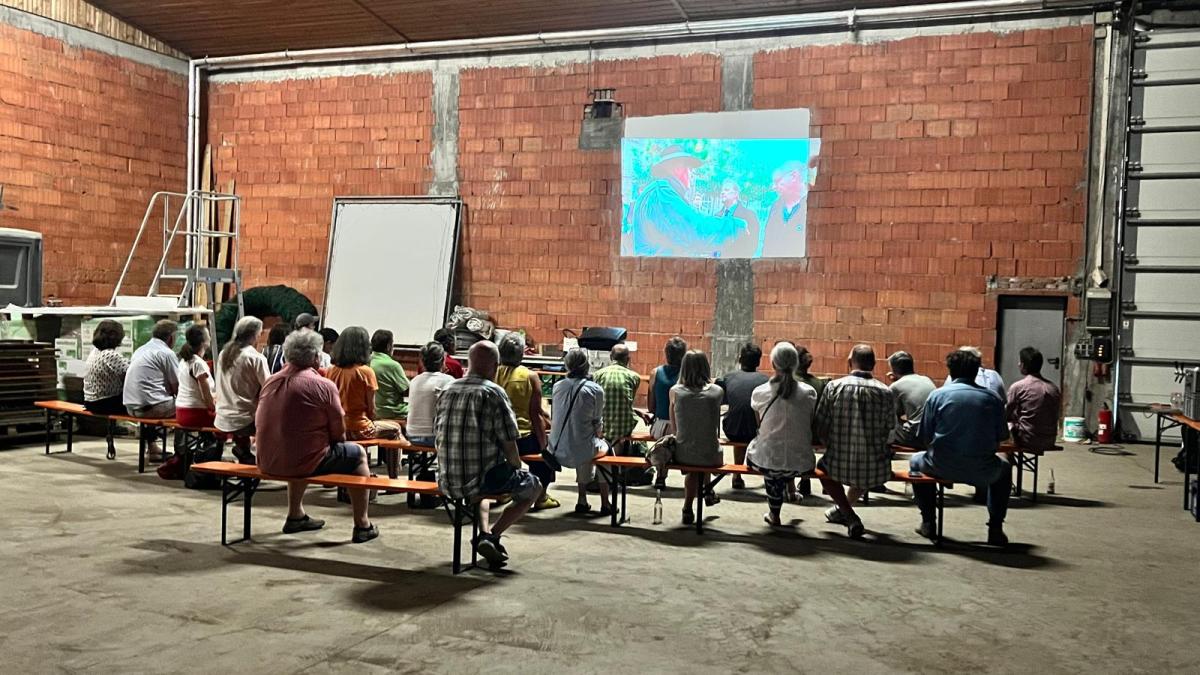 Bauernhofkino im Stadl in Unsernherrn