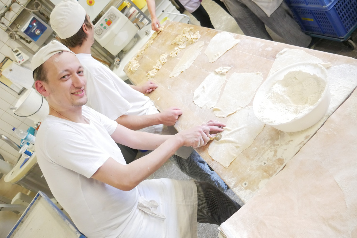 René, handwerklich arbeitender Bäcker in Schliersee