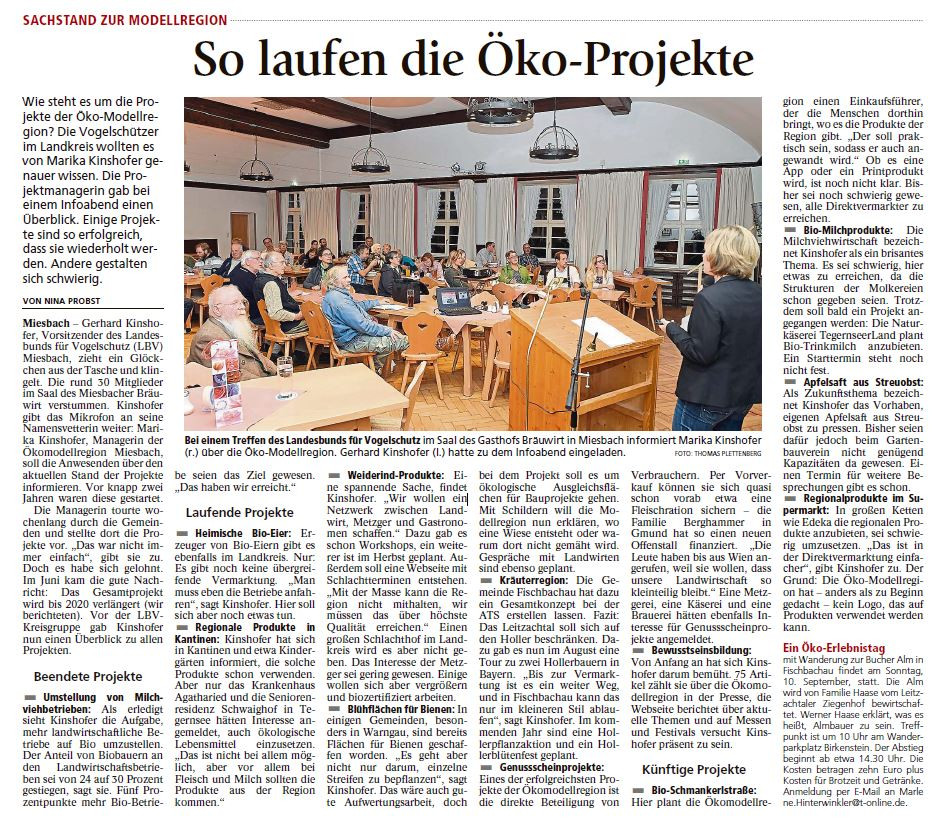So laufen die Projekte