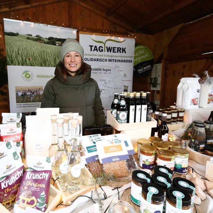 die ÖMR Mühldorfer Land auf dem Christkindlmarkt