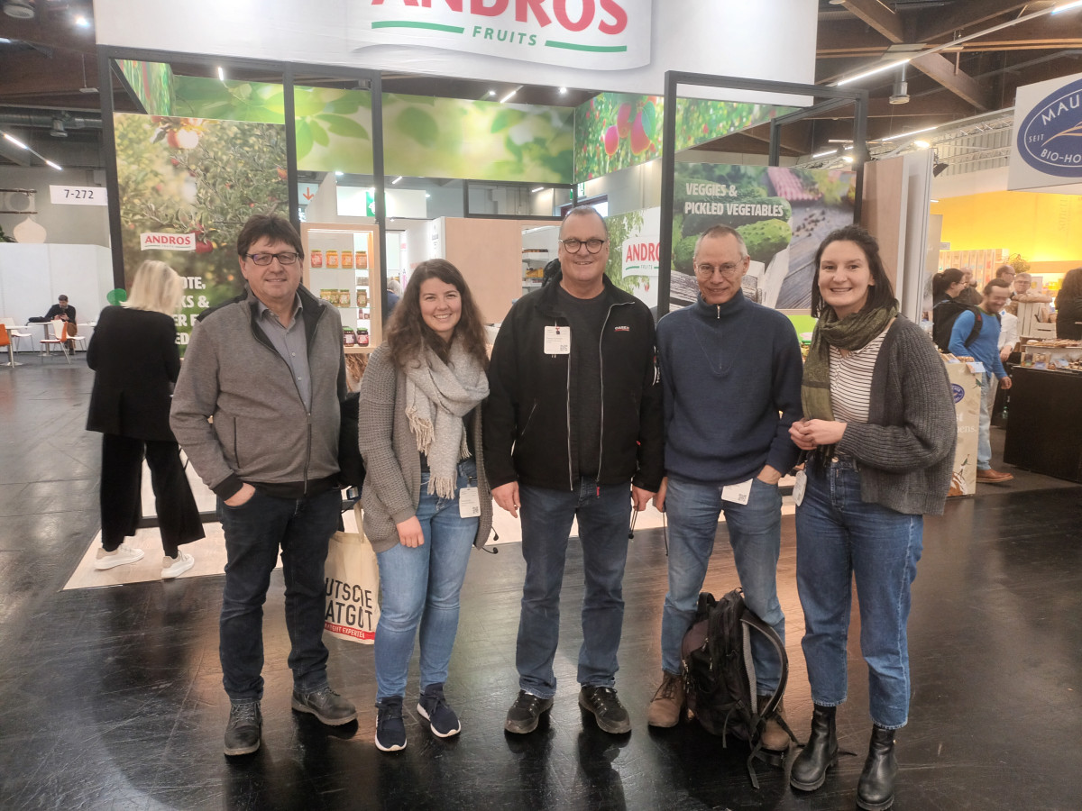 Gruppenbild auf einer Messe