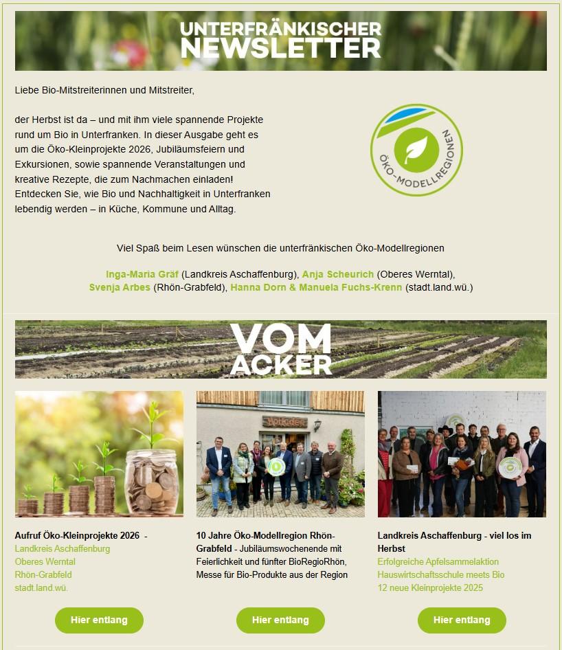Unterfränkischer Newsletter